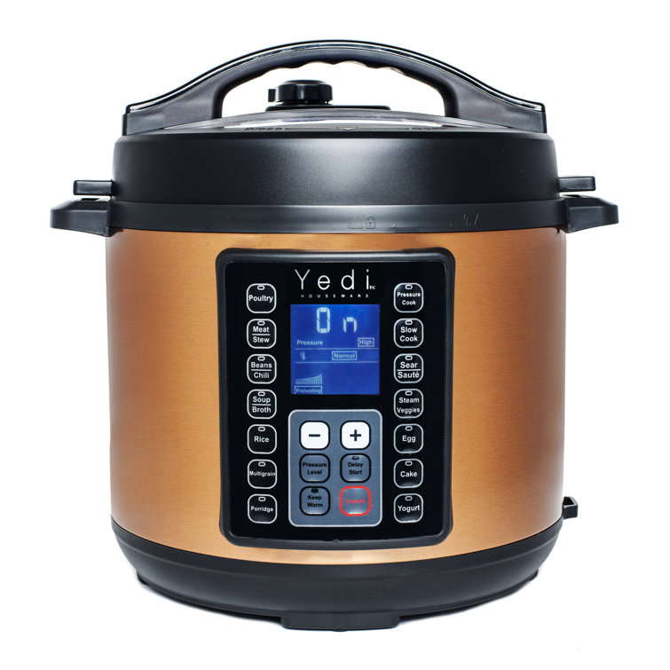 Yedi Houseware Programmable Instant Pressure Cooker Wayfair